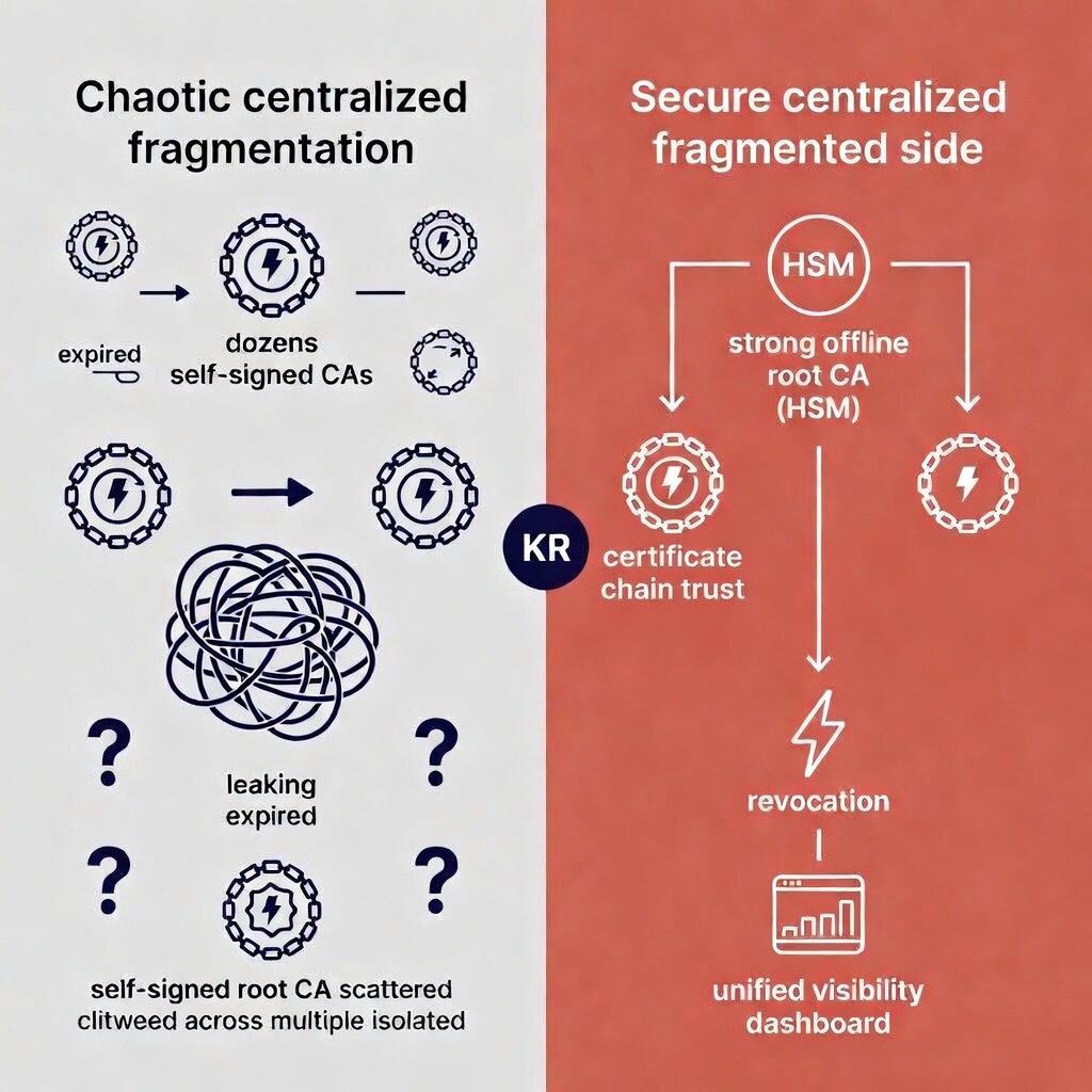 Even decentralized kubernetes cluster can be managed under the same security policy