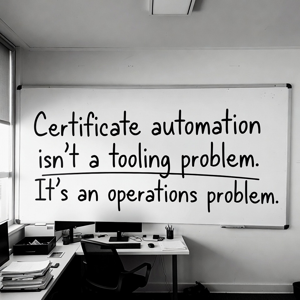 Certificate Operations Problem