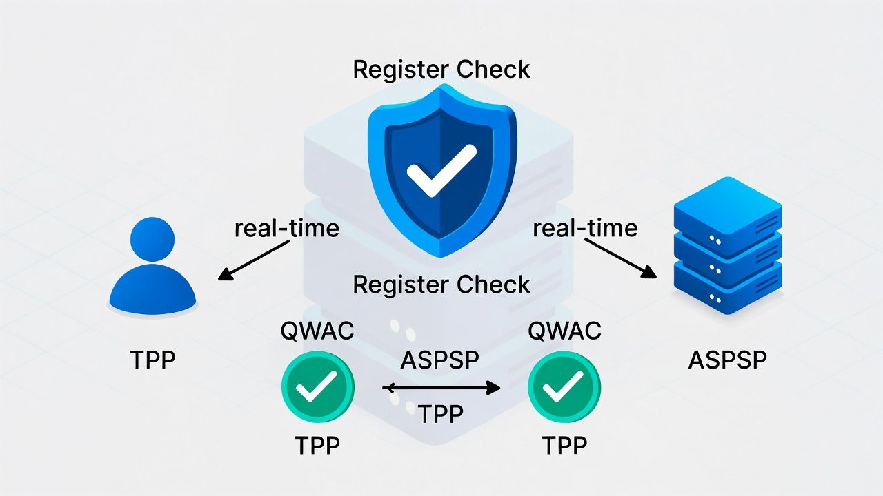 PSD2 open banking and institutional connectivity: QWACs, trust stores, and register lookups beyond ordinary TLS.