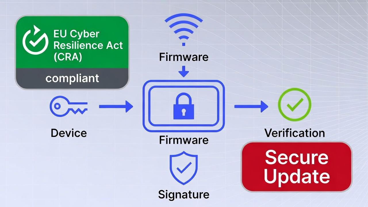 EU CRA, vendor components, and OTA at scale—signing as market access and fleet integrity, not just compliance.
