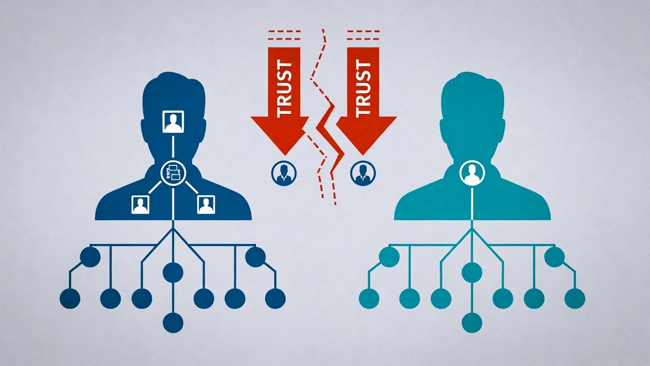 Before close: two organisations, two trust stores, two issuance regimes—applications break when roots and policies diverge.